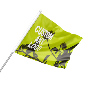ขายส่งธงมือถือแบบกำหนดเองจากโรงงานโดยตรง ขนาด 14x21 ซม./20x30 ซม./30x45 ซม. ออกแบบสไตล์ของคุณเอง - Product Image 1