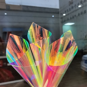 Película Dicroica de arcoíris de camaleón vibrante, plástico resistente al agua brillante, fabricación de carteles duraderos, materiales de exhibición llamativos - Product Image 4