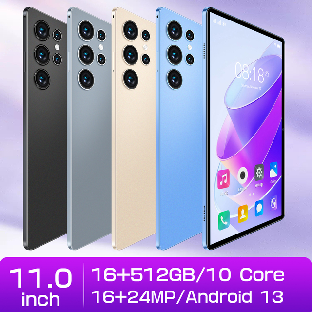 S26 Ultra 11 Inch Smart Tablet 2026 5G 16GB 512GB 24MP Big Battery 10 Core