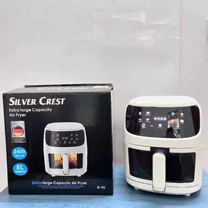 8L Large Capacity Electric Air Fryer 2400W Digital <b>Control</b> Stainless Steel Oil Free Low Fat Air Fryer for Home Use - Product Image 3
