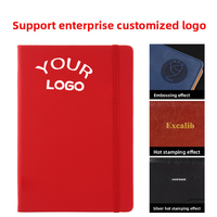 Carnet de notes A5 à couverture rigide en cuir Pu avec logo en relief personnalisé