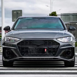 Nouvelle modification de voiture, kit carrosserie RS4, feux antibrouillard, pare-chocs avant/arrière, installation par vis, compatible avec Audi A4 2017, ajustement universel - Product Image 3
