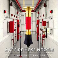 Buse de tuyau d'incendie flexible en aluminium Shenghui de 2,5 pouces, portable, durable, facile à utiliser, accessoire d'équipement de lutte contre l'incendie
