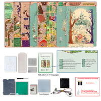 Tonecheer Le Voyage de Dorothy : Kit de maison de poupée miniature en bois DIY, Aventure de puzzle 3D, Conte de fées d'amitié, avec éclairage