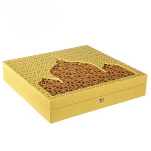 Caja de Madera Rectangular de MDF de Lujo Hecha a Mano con Grabado Hueco y Soporte de EVA, Capacidad para 6 Botellas, Logotipo Personalizado, Embalaje de Regalo - Product Image 2
