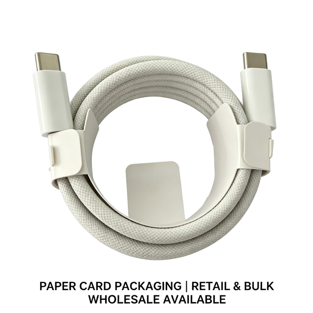 240W USB-C to USB-C Cable, Fast Charging Braided Type C Charger Cord for MacBook, iPhone 15, Samsung Galaxy, IPad, Laptops