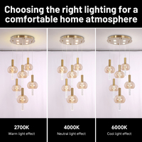 Fabrication OEM ODM de luminaires suspendus modernes en verre cristal pour hôtels, appartements, plafonds hauts, lustres décoratifs
