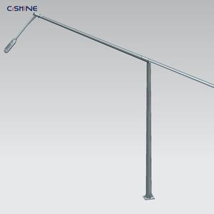 Poste de Iluminación de Calle de Acero Plegable con Bisagra Central, Galvanizado en Caliente, de 3m 4m 5m 6m 7m, Precio de Fábrica Cishine - Product Image 2