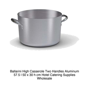 หม้ออะลูมิเนียมทรงลึก Ø 50 ซม. สูง 30 ซม. ความจุ 57.5 ลิตร ยี่ห้อ Ballarini - Product Image 2