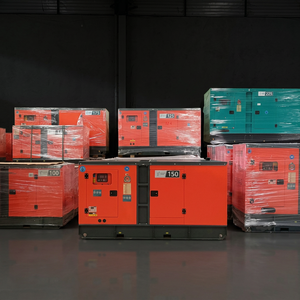 เครื่องกำเนิดไฟฟ้าดีเซล 100kVA 120kVA 150kVA แบบเก็บเสียง สำหรับสถานีฐาน ใช้งานกลางแจ้ง - Product Image 1