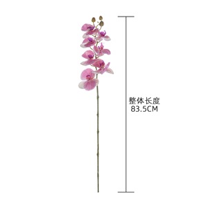 Orquídea Phalaenopsis Artificial CallaFloral, Bonsái de PVC en Blanco Lechoso, Rosa Claro y Morado Oscuro, Decoración para Interiores del Hogar - Product Image 5