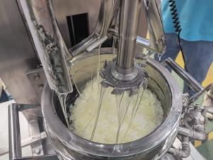 इलेक्ट्रॉनिक चिपकने के लिए पीएलसी नियंत्रण के साथ 20l जैकेट केतली औद्योगिक मिक्सर - Product Image 6