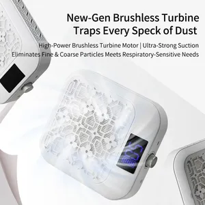 Aspirateur à poussière pour ongles sans balais avec écran LED, vitesse réglable, portable, pour manucure et nail art - Product Image 2
