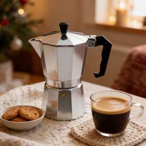 Cafetera Espresso de Alta Durabilidad, Cafetera Italiana <span class=keywords><strong>Moka</strong></span>, Percolador Cubano, Cafeteras Greca de Aluminio - Product Image 1