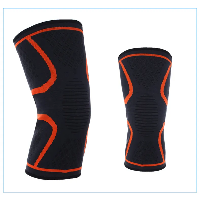 男性女性カラースポーツニーパッドフィットネススポーツ用品包帯巻線スクワットジム膝屋外運動