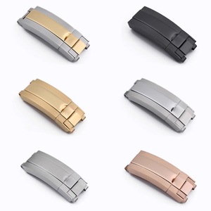 อุปกรณ์เสริมของนาฬิกาสายนาฬิกาข้อมือสแตนเลสสตีลแข็งสามารถปรับขนาดได้สำหรับ Rlex 16มม. - Product Image 3