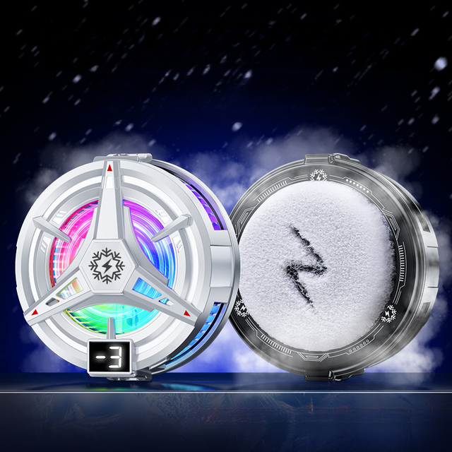 The 2026 New Magnetic Semiconductor Mobile Phone Cooler Is a Digital Display Model That Can Turn off the Lights for Cooling