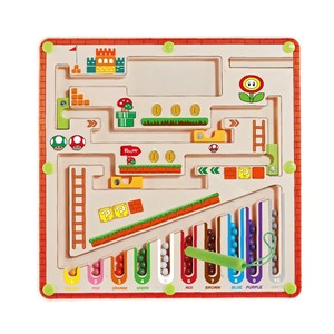 Juguete Montessori de Madera para Niños 2024, Laberinto Magnético de Colores y Números para Clasificar y Contar, Rompecabezas Hecho de Madera - Product Image 1
