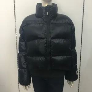 새로운 디자인 도매 겨울 여성 아우터 크롭 버블 코트 캐나다 파카 플러스 사이즈 짧은 면 패딩 퍼 재킷