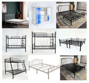 Fabrieksprijs Dubbele Triple School Slaapzaal Decker Metaal Staal Student Ijzeren Stapelbed Voor Volwassenen Stapelbedden Kids - Product Image 5
