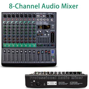 ลดราคาพิเศษ G80 Professional 48V Phantom Power Supply มิกเซอร์เสียง 8 ช่อง สำหรับการแสดงบนเวทีขนาดใหญ่ - Product Image 2