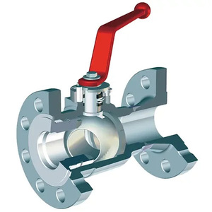 Válvula de Bola Manual con Brida Worcester de Acero Inoxidable para Agua, Aceite y Gas Industrial - Product Image 2