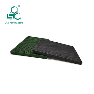 Plaque céramique <span class=keywords><strong>en</strong></span> nid d'abeille infrarouge 200x140x13 mm <span class=keywords><strong>en</strong></span> cordiérite et alumine pour cassette de cuisson industrielle au gaz - Product Image 5