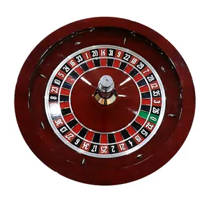 YH 32 дюймов казино высокое качество азартные игры Азартные игры колесо рулетки красно-коричневый России Колесо Рулетки
