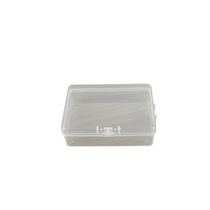 Transparent Plastic <b>Storage</b> <b>Box</b> Rectangle <b>Small</b> Parts Accessories Container For Fishing Gear Electronics Desktop Organization - Product Image 5