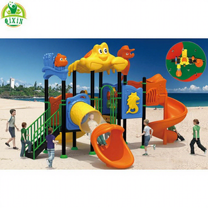 Tobogán Infantil de Animales Marinos Azul para Parque Infantil, Productos de Juego para Niños - Product Image 3