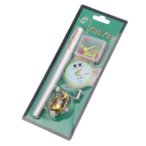 NEW OEM 1.6M Children's Gift <strong>Fishing</strong> Tackle Outdoor Aluminum Alloy <strong>Pen</strong> Pocket Mini <strong>Fishing</strong> <strong>Rod</strong> With <strong>Fishing</strong> Wheel - Product Image 4