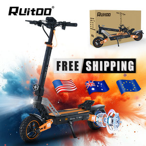 Ruitoo T2max Scooter Plegable Impermeable con Batería de Litio, Ruedas de 10 Pulgadas, 40-60 km de Autonomía, Marco de Aluminio, Control Remoto T2max Des T2max - Product Image 1