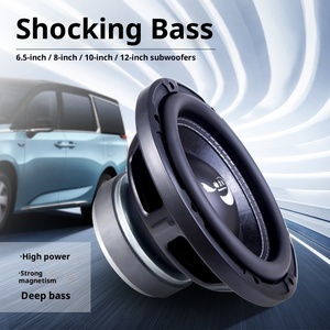 <span class=keywords><strong>Caisson</strong></span> <span class=keywords><strong>de</strong></span> basses en fer Fiao 6.5/8/10/12 pouces haute puissance longue course 12V montage universel bricolage haut-parleur - Product Image 2