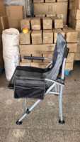 Chaise de camping pliable portable en gros avec porte-gobelet et sac de rangement – Mobilier d'extérieur pour le camping et la randonnée