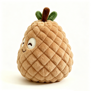 Peluche de piña personalizado, peluche de fruta, peluche de piña de dibujos animados, muñeco suave de fruta tropical - Product Image 1
