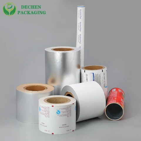 Papel compuesto de papel de aluminio para cajas de mantequilla, dulces, helados, envases de Alimentos