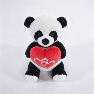 Peluche de panda personalizado, peluche de panda, peluche de panda sosteniendo un corazón. - Product Image 4
