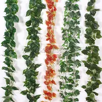 Artificial Green Plant Leave Ivy Vines for Wall Hanging Decoration