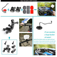 YEAH Grosir 50 in 1 Kit Aksesoris Kamera Olahraga Hitam Go Pro Set Aksesoris Kamera 11 10 9 8 7 untuk Gopro Hero Yi Xiaomi