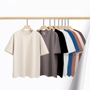 เสื้อยืดผ้าฝ้ายถัก 100% 300 GSM ทรงโอเวอร์ไซส์ พิมพ์ลายดิจิทัล ทรงปกติ ขายส่ง ยูนิเซ็กส์ วินเทจ ผู้ชาย - Product Image 1