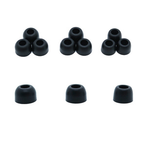 <b>Bluetooth</b> Earphone Memory Foam Ear Tips 4.0mm Black <b>For</b> In-Ear <b>Headphones</b> - Product Image 2