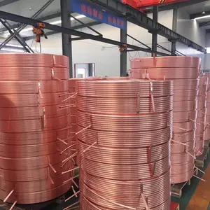 Copper tube 15 mm copper pipe per roll for water pipes and air conditioning pipes