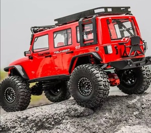 Traction Hobby Cargsman Pro KM2 PRO 1/8 RC Crawler 4WD RTR 2 vitesses <span class=keywords><strong>Moteur</strong></span> RS775 2-4S LiPo Châssis métallique CNC Crawler RC sous licence - Product Image 2