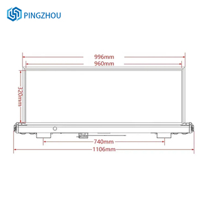 Pantalla <span class=keywords><strong>LED</strong></span> de la parte superior del vehículo-Pantalla de doble cara-Wifi/App/Control 4G-Pantalla de visualización de publicidad móvil IP65P5 para exteriores - Product Image 5