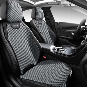 Funda de Asiento de Coche Ultrafina de Algodón para las Cuatro Estaciones, Fresca y Transpirable, para el Interior del Coche, Funda de Asiento con Cojín para el Verano - Product Image 1