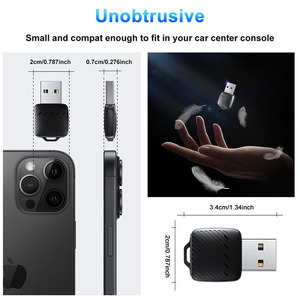 Mini diseño Plug and Play Connect <span class=keywords><strong>Auto</strong></span> WiFi 5G 2 en 1 Car Play Dongle con cable a Wireless CarPlay Android <span class=keywords><strong>Auto</strong></span> Adapter - Product Image 6