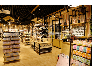 Giá Trưng Bày Theo Phong Cách Miniso/Kệ Trưng Bày Mỹ Phẩm Giá Kệ Cửa Hàng Kệ Trưng Bày Gỗ Kệ Bán Lẻ Với Giá Xuất Xưởng - Product Image 6