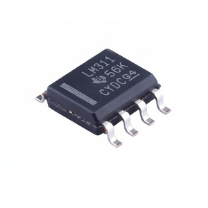 Comparador de un solo canal LM311DR en paquete SOIC-8. El <span class=keywords><strong>LM311</strong></span> es un comparador diferencial de alta velocidad de 30 V con entrada de señal seleccionable. - Product Image 1