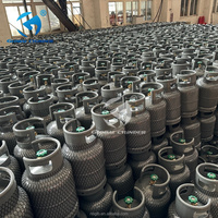 Bouteille de gaz GPL en acier GLOBAL 9KG avec pression de 18 bars et diamètre extérieur de 300 mm pour la cuisson sur le marché du Zimbabwe et d'Afrique du Sud