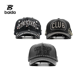 Gorras Personalizadas al por Mayor G5 Thirty-one 31 Gorra de Béisbol de 5 Paneles de Algodón con Pedrería Floral - Product Image 6